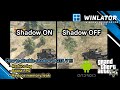 Disable Shadow in GTA V Android Winlator 7.1.3 Glibc | tested on Snapdragon 845 and Snapdragon 680