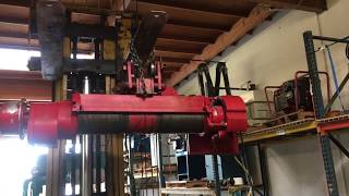 Wright American 7.5 Ton Wire Rope Electric Hoist Trolley Bridge Crane 15,000 lbs