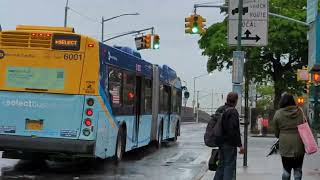 ⁴ᴷ⁶⁰ MTA NYCB: 2017 XD60 #6001 on the Q44 SBS+ @ Cross Bronx Service Rd \u0026 Castle Hill Avenue