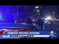 Domestic incident turns into shooting