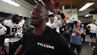 Atlanta Falcons locker room speech after second win over the Buccaneers to go 4-0 in NFC South | NFL