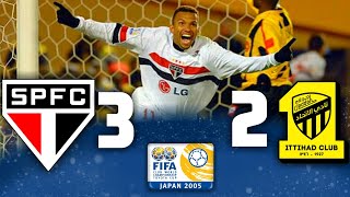 São Paulo 3 x 2 Al-Ittihad ● Semifinal Mundial de Clubes FIFA 2005 Gols e Melhores Momentos HD