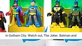 Fisher-Price Imaginext DC Super Friends Super Surround Batcave, Interactive Batman Playset Lights