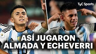 EL PARTIDO DE THIAGO ALMADA Y CLAUDIO ECHEVERRI 🔥 ARGENTINA vs VENEZUELA | Preolímpico Sub-23 2024 ⚽