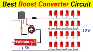 How to make 1.5v to 12v Boost Converter Circuit || Joule Thief Circuit || SKR Electronics Lab