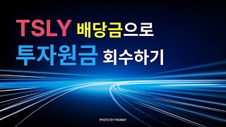 TSLY 배당금으로 원금 회수할 수 있을까? TSLY 배당금 적립 투자 및 TSLY 출시 후 성과