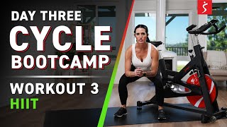 Cycle Bootcamp Day 3: HIIT | 20 Minutes