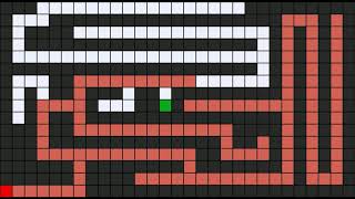 Depth and Breadth-First Search Visualization using a Maze, Python and OpenCV