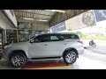 fortuner เปลี่ยนยางรับหน้าฝนด้วย bs d684