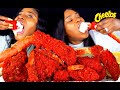 KING CRAB SEAFOOD BOIL MUKBANG | MY SISTER | Fried Hot Cheetos SEAFOOD | Alfredo Sauce | Asmr Eating