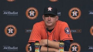 BOS@HOU: Hinch on 6-2 loss against Red Sox