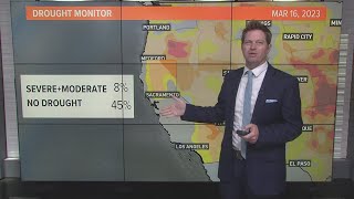 California Drought Update: 92% of state in no or low level drought due to 2023 storms