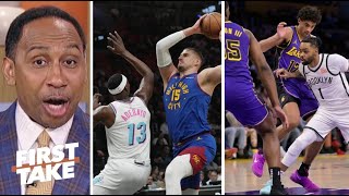 ESPN breakdowns Jokic, Nuggets def. Butler, Heat; Austin, LeBron lead Lakers beat D-Lo, Nets 102-101