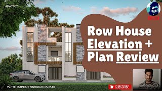 🔴 Live Row House Elevation & Floor Plan Review | Expert Tips for Civil Engineers | Rupesh range