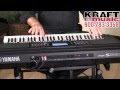 Kraft Music - Yamaha PSR-S950 Arranger Workstation Demo with Matt Schuler