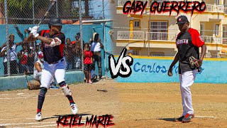 Gaby Guerrero Se Luce En la lomita poncha a 7 Bateadores - #TeamMarte VS #TeamGuerrero