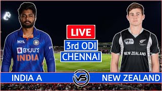 India A vs New Zealand A 3rd unofficial ODI Live | IND A vs NZ A ODI Live Live Scores & Commentary