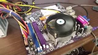 Teste Placa Mae Ecs P4m800-pro Socket 775 Ddr2/ddr1 Mercadolivre segundo video