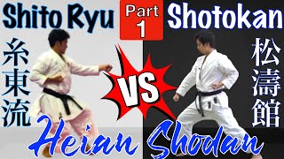 Heian Shodan Comparison｜Shotokan vs Shito Ryu with USA National Team Player【Part 1】