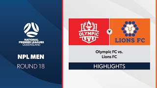 NPL Men R18 - Olympic FC vs. Lions FC Highlights