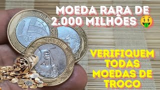 MOEDAS VALIOSAS DE 1 REAL QUE PODEM SER ACHADAS NO TROCO🧐