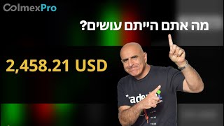 מה אתם הייתם עושים? איך עליכם לקבל החלטות במסחר יומי בזמן אמת