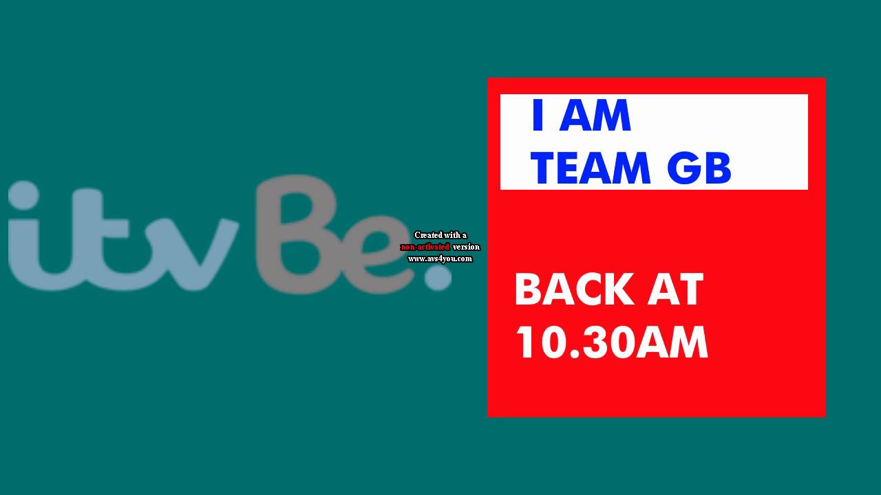 ITVBe - Off Air For I Am Team GB Caption - Saturday 27th August 2016 ...