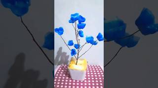 Wax Candle Flower Tree Making Diy #shorts #youtubeshorts #viralshort #waxflowermaking