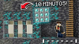 COMO PEGAR o FÓSSIL RECHEADO DE DIAMANTES RARO no MINECRAFT SURVIVAL