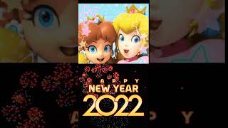 Happy New Year 2022 by Princess Daisy & Peach - Youtube Shorts from TikTok (Link in description)