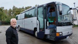 Das Vario Mobil O404 Mercedes Wohnmobil - Ankunft nach 1. großer Fahrt in Castrop bei Carex