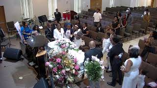 Funeral of Marie Violette Marcelus.