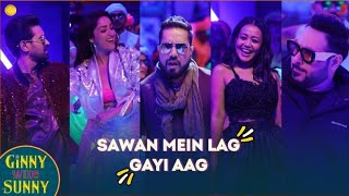 Sawan mein lag gayi Aag song. Mika Singh and neha kakkar and others.