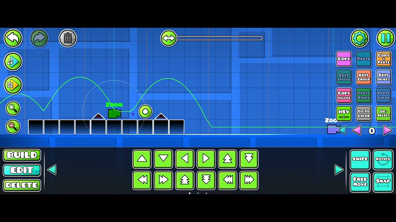 How To Use A Zoom Trigger In Geometry Dash Youtube