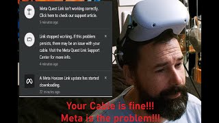 1/18/2026 Oculus Link Cable not working properly with Kevo 1/18/2026