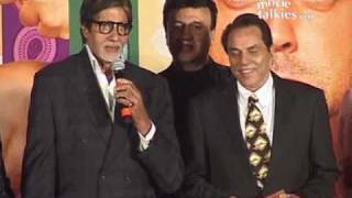 Amitabh: 'Dharmendra's 75, wish him 75 more years in industry!'