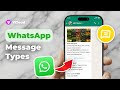WhatsApp Message Types Explained: Templates vs Free-Form ｜ 🚀 YCloud Guide