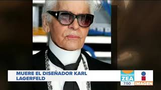 Muere Karl Lagerfeld, el icónico diseñador de Chanel | Noticias con Francisco Zea