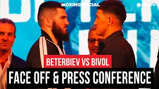 Artur Beterbiev vs. Dmitry Bivol | Full INTENSE Press Conference & Face Off