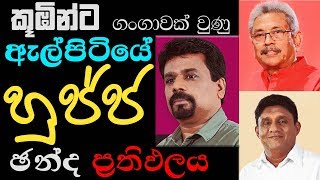 කූඹින්ට ගංගාවක් වුණු, ඇල්පිටියේ හුජ්ජ ඡන්ද ප්‍රතිඵලය