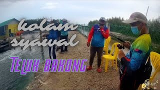 Gasak kolam syawal teluk bakung | strike ikan dasar | #shimano #slxDC #zodias