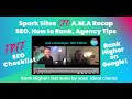 Spark Sites - SEO AMA with Grant Sparks 💥 & Amber!