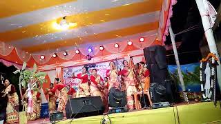 Jeng Bihu Performance II Dhantola Rangali Bihu 2023 II Traditional Bihu Dance II AssamVlogs123