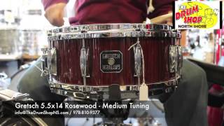 Gretsch 5.5x14 Rosewood - The Drum Shop North Shore