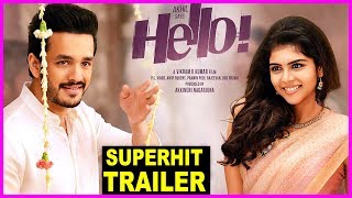 Akhil's Hello Super Hit Trailer - Latest Movie | Kalyani Priyadarshan | Nagarjuna
