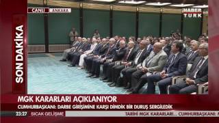 Cumhurbaşkanı Erdoğan, 3 ay ohal kararı açıklaması