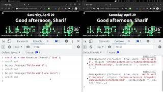 How to Enable Cross-Tab Communication in js with Broadcast Channel API