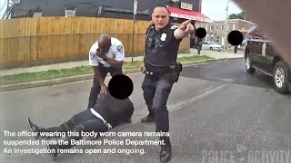 Bodycam Shows Takedown of Bystander That Led to Baltimore Police Officer's Arrest