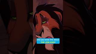 Did you know this about THE LION KING