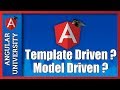 💥 When To Use Angular Template Driven Vs Model Driven Forms ? This might surprise you